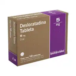 Farmacias Benavides Desloratadina 5 mg oferta