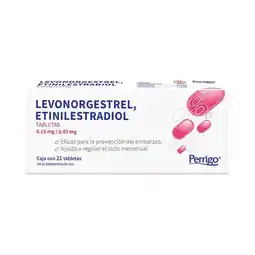 Farmacias Benavides 0.03 mg Etinilestradiol/0.15 mg Levonorgestrel oferta