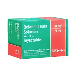 Farmacias Benavides 4 mg /1 ml Betametasona Solución Inyectable oferta