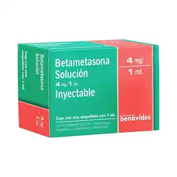 Farmacias Benavides 4 mg /1 ml Betametasona Solución Inyectable oferta