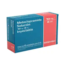 Farmacias Benavides 10 mg/2 ml Metoclopramida Solución Inyectable oferta