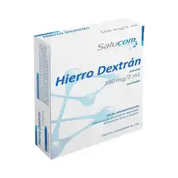 Farmacias Benavides 100 mg Hierro Dextrán/2 ml Solución Inyectable oferta