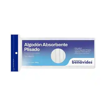 Farmacias Benavides Algodón Absorbente Plisado oferta
