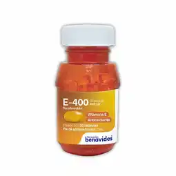 Farmacias Benavides Vitamina E-400 Antioxidante Tocofersolán oferta