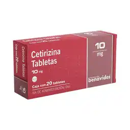 Farmacias Benavides 10 mg Cetirizina oferta