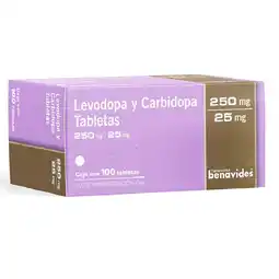 Farmacias Benavides 250 mg Levodopa/25 mg Carbidopa oferta
