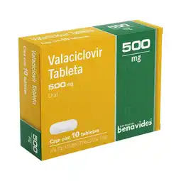 Farmacias Benavides 500 mg Valaciclovir oferta
