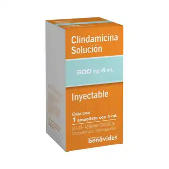 Farmacias Benavides 600 mg Clindamicina oferta