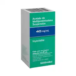 Farmacias Benavides 40 mg Metilprednisolona/ml Suspensión Inyectable oferta