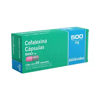 Farmacias Benavides 500 mg Cefalexina oferta