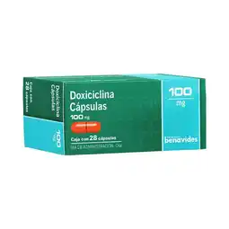 Farmacias Benavides 100 mg Doxiciclina oferta