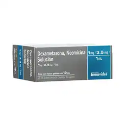 Farmacias Benavides 1mg/3.5 mg/1 ml Dexametasona + Neomicina Solución oferta