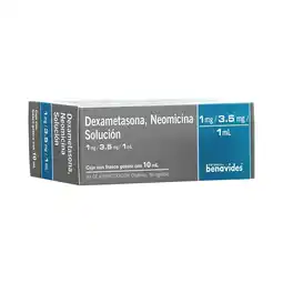 Farmacias Benavides 1mg/3.5 mg/1 ml Dexametasona + Neomicina Solución oferta