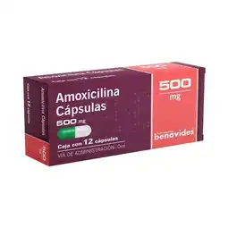 Farmacias Benavides 500 mg Amoxicilina oferta