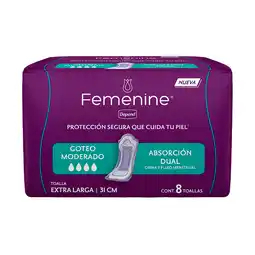 Farmacias YZA Depend Femenine Toalla Extra Lar 8 Pzas oferta