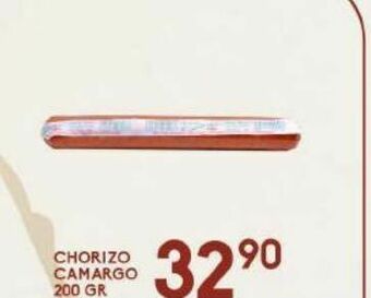 Alsuper Chorizo camargo 200 gr oferta