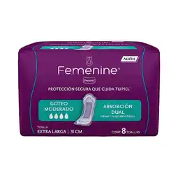 Farmacias Benavides Toalla Extra Larga Goteo Moderado oferta