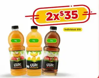 Bodega Aurrerá Jugo del valle 1l oferta