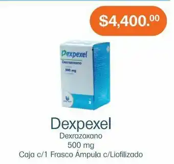 Farmacias Especializadas Dexpexel 500 mg sol iny fco amp caj c/1 oferta
