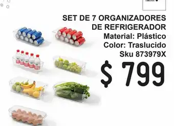 Sodimac Homecenter Set de 7 organizadores de refrigerador oferta