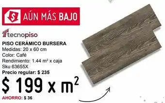 Sodimac Homecenter Piso cerámico bursera oferta