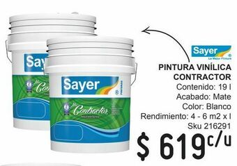Sodimac Homecenter Pintura vinílica contractor oferta