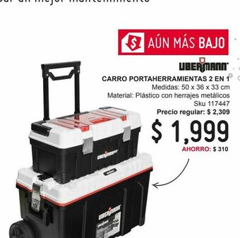 Carro portaherramientas 2 en 1