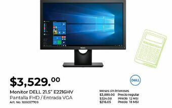 Monitor led dell