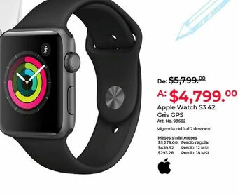 Reloj inteligente apple