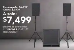 City Club Kegner sistema de audio lineal 12" oferta