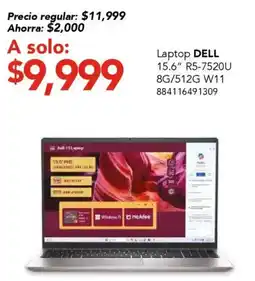 City Club Dell Laptop 15.6" R5 oferta