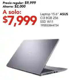 City Club ASUS Laptop 15.6" CI3 oferta