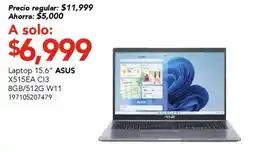 City Club ASUS Laptop 15.6" CI3 oferta