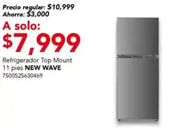 City Club New Wave refrigerador top mount 11 pies oferta