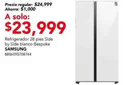 City Club Samsung refrigerador side by side 28 pies oferta