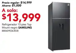 City Club Samsung refrigerador top mount 15 pies oferta