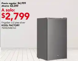 City Club Kool Factory frigobar 3.2 pies oferta