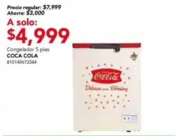 City Club Coca Cola congelador 5 pies oferta