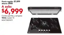 City Club Teka parrilla y campana crystal 75 oferta