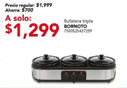 City Club Bornoto bufetera triple oferta