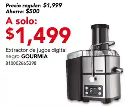 City Club Gourmia extractor de jugos digital oferta