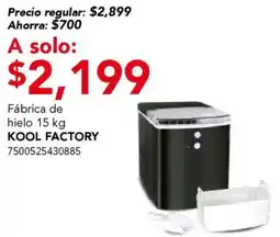 City Club Kool Factory fabrica de hielo 15 kg oferta