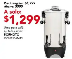 City Club Bornoto urna para cafe 45 tazas silver oferta