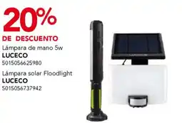 City Club Luceco lampara solar floodlight o de mano 5w oferta