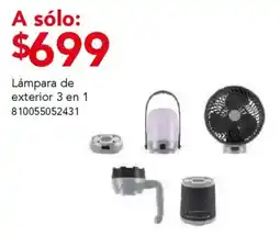 City Club Lámpara de exterior 3 en 1 oferta
