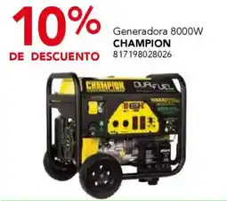 City Club Champion generadora 8000 W oferta