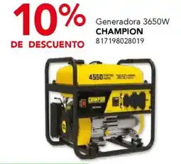 City Club Champion generadora 3650 W oferta