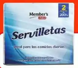 City Club Member's Choice servilletas oferta