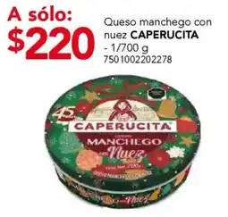 City Club Caperucita queso manchego con nuez oferta