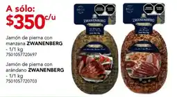 City Club Zwanenberg jamón de pierna con manzana o arándano oferta